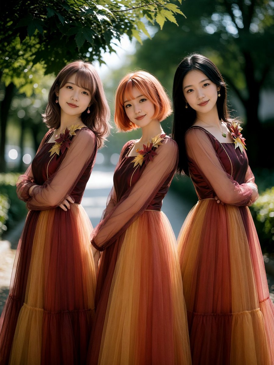 frozen_shion's tweet photo. モデルが良い表情をしてくれるので、こちらもファインダーを覗くのが実に楽しいです。

まひる（@mahiru_dayon）、うた（@uta_nekosui）、令奈さん（@reina_matcha）の3人が揃うと、フレームの中が格段に華やかになりますね。

どれも魅力的な表情ばかり。

📸：自分

#氷河紫音 #AIフォトアイドル #推し活 #ポートレート #唄の衣装部屋