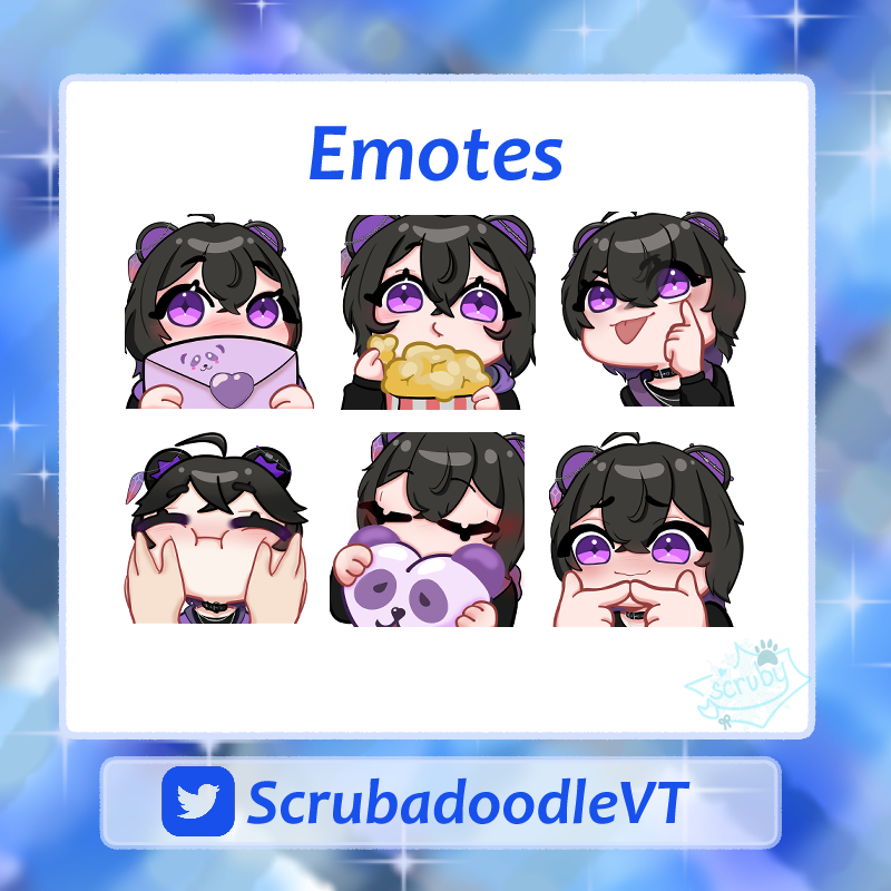 ScrubadoodleVT's tweet photo. 🎃✨EMOTE RAFFLE!✨🎃
Want a set of emotes featuring YOUR OC?👀

Winner will receive 6 custom YCH emotes of their choice!

🎟️TO ENTER:
🖤Follow me
🔁Retweet this post
💬Comment your OC

🎃Winner will be randomly selected on October 31st🎃

Good luck!!👻✨ https://t.co/ZvMh4wzmfn