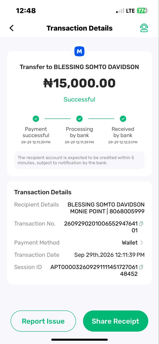BlessDav1's tweet photo. @OPay_NG Opay refund my 15,000 https://t.co/pvs4iDH8Ih