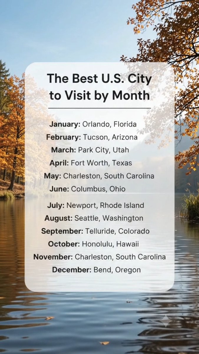 lUv2_kjllU's tweet photo. 12 months. 12 U. S. escapes. Which city is calling you? 🗺️✨
#USATravel #TravelUSA #TravelInspiration #VisitUSA #TravelGuide #BucketList #ExploreAmerica #RoadTripUSA #Wanderlust #TravelReels #TripOn #TripOnUS #Tripononline #TriponlineUS #triponline https://t.co/z3Ik8ENFO6