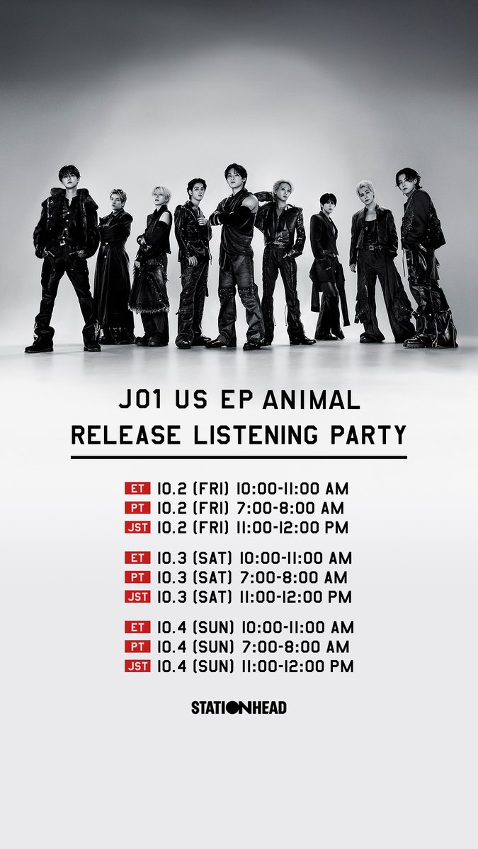official_jo1's tweet photo. [📢]

𝐉𝐎𝟏 𝐔𝐒 𝐄𝐏 𝐀𝐍𝐈𝐌𝐀𝐋
RELEASE Listening Party🎧

We all look forward in having you all join us
👑🦒🍓 will make a special voice appearance!

Follow our Stationhead
🔗https://t.co/hZZ6lvvijR

#JO1 #JO1_ANIMAL https://t.co/wxy9d9IEeH