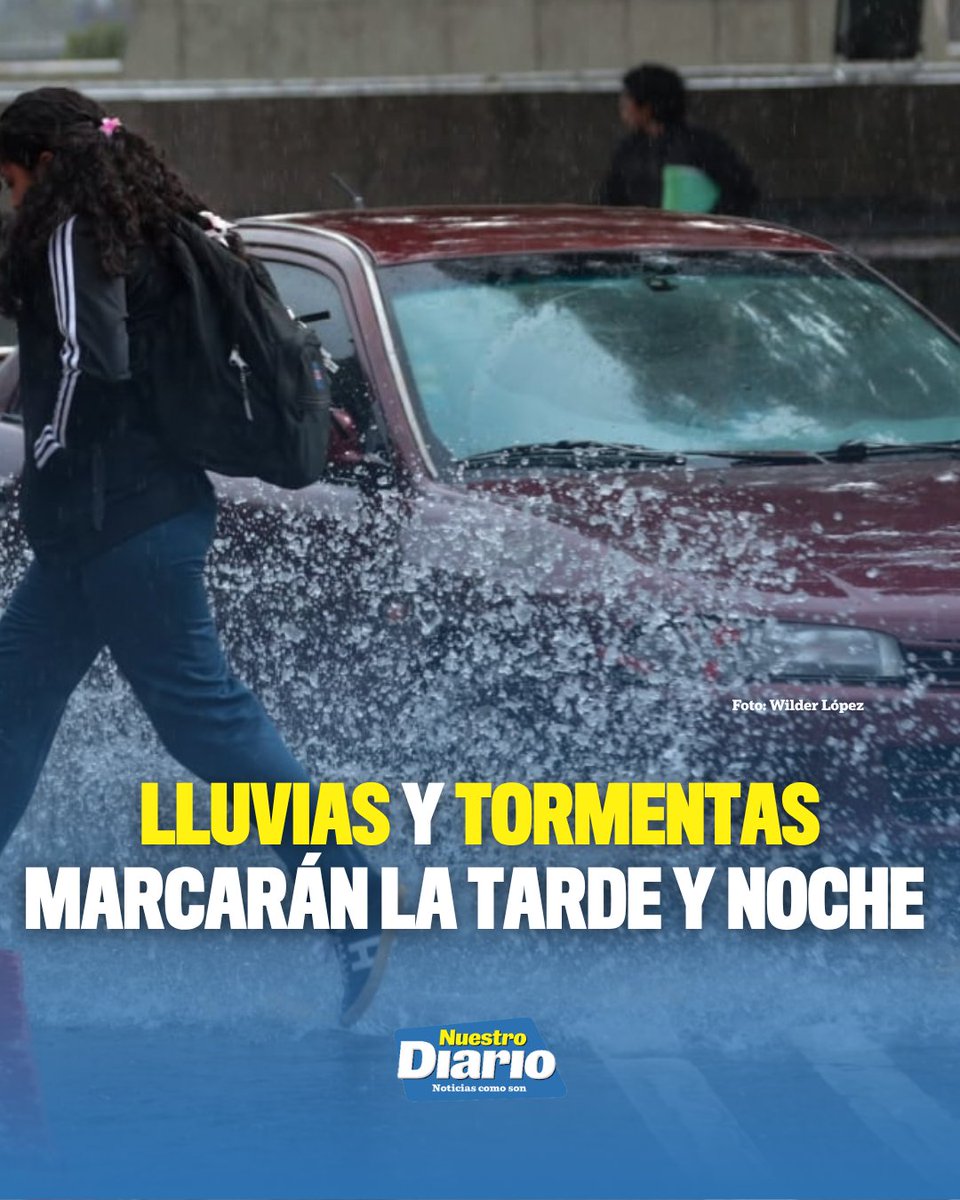⛈️ LLUVIAS Y TORMENTAS MARCARÁN LA TARDE Y NOCHE ⛈️ El Insivumeh pronostica un ambiente cálido y húmedo para este jueves, con pocas nubes durante la mañana y…