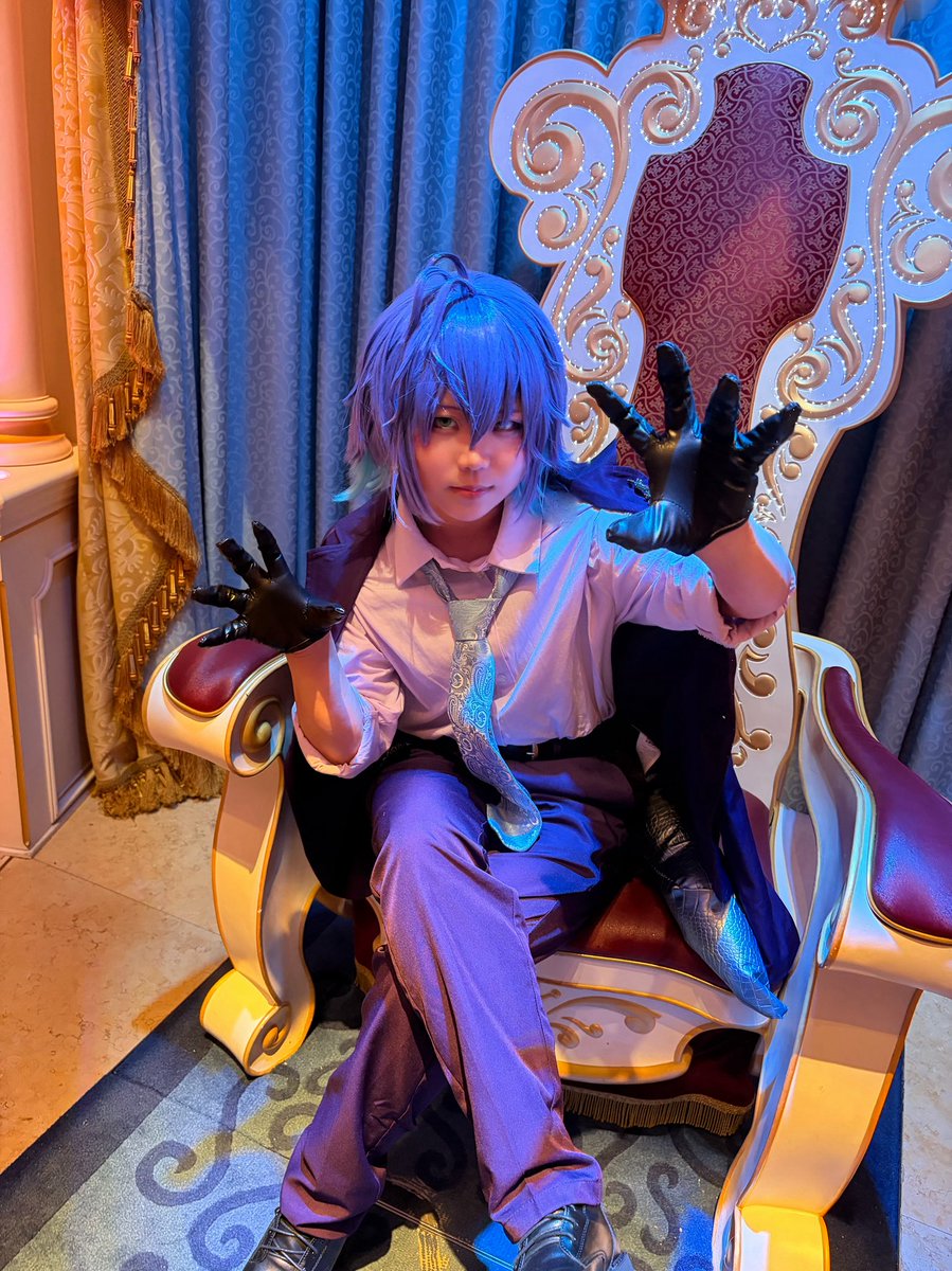 su_ii03's tweet photo. 【Ｄハロ仮装/擬人化仮装】

Monsters, Inc / Randall Boggs🦎
                
                 エースの座は俺がいただく。

#Ｄハロ仮装2026
#Ｄハロ仮装 https://t.co/WtrUYllBSx