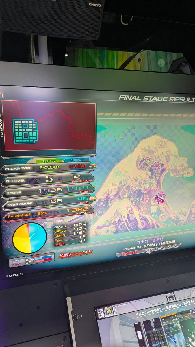 S9n03's tweet photo. ☆11難　3曲目 https://t.co/8T0i0HyqBM