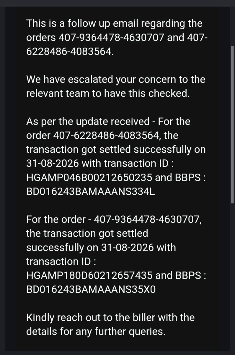 urankitsahu92's tweet photo. @LICIndiaForever @amazonIN Please share a DM link so I will share a details 

Please find amazon response attached. https://t.co/HTkoYTDkGj
