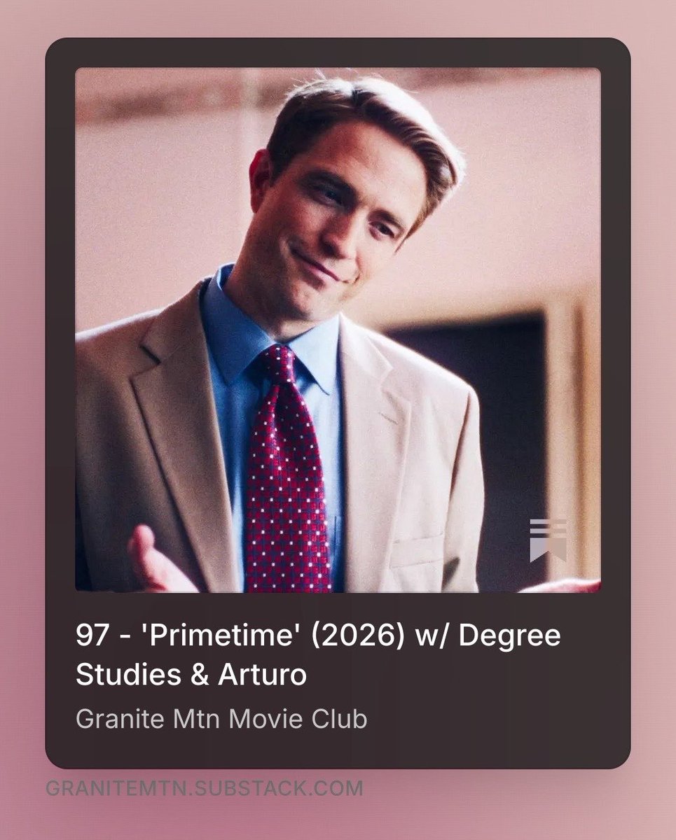 gran1te_mtn's tweet photo. On the new Granite Mtn. Movie Club:

Chris Hansen, Robert Pattinson, internet vigilantism, 2000s nostalgia, McMansions, moral spectacle, ancient Indian evil, and whether a 30yo should even be making a movie like this.

Link 👇 https://t.co/MR754MuDYD