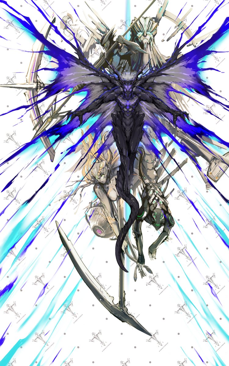 centu_7u's tweet photo. #NEXCL
掲載許可をいただいている仕事絵
7巻上の表紙!
メカ神々を描くのはなかなか楽しい https://t.co/HJ7AHuiBLZ