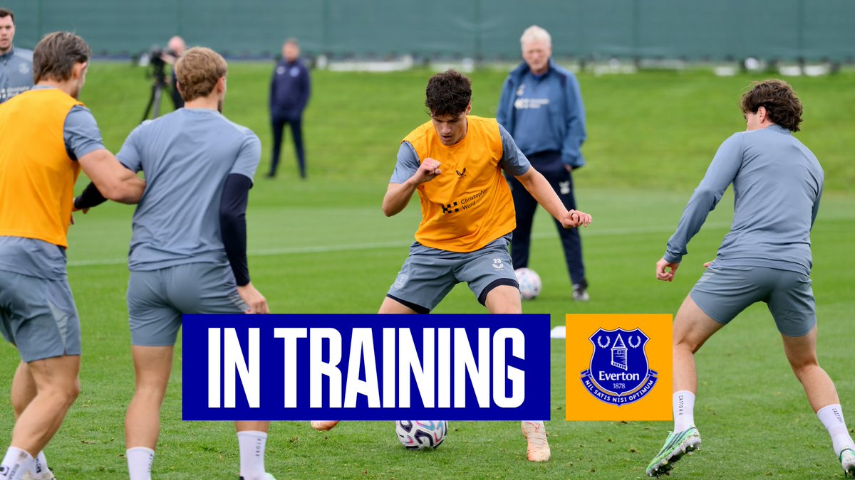 Everton's tweet photo. In training. ⏯️

Watch the latest footage from Finch Farm as the Blues stay sharp during the international break!
