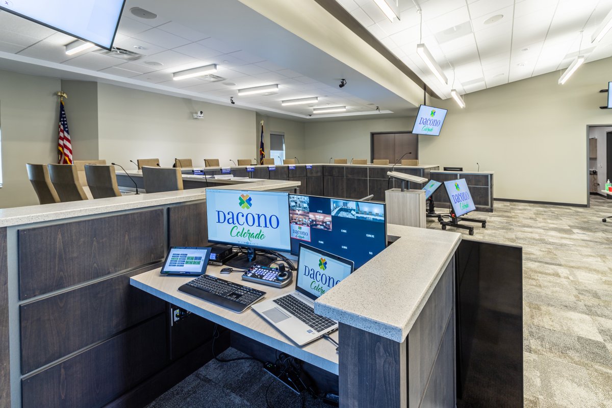 FordAudioVideo's tweet photo. Smarter City Systems, Unified Through AV

The City of Dacono upgraded its security camera coverage and city hall AV systems to support daily operations and public meetings. 

Read more: https://t.co/MIvuusSSDZ

#AVIntegration #GovernmentAV #ControlSystems #SecuritySystems https://t.co/30o2RkBQoa