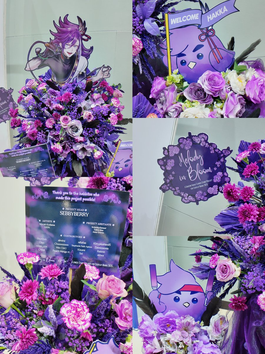SebbyBerry's tweet photo. BIRBO FLOWER STAND FOR COSMANIA DONE ✨✨✨

Finally finished setting up the flasta yay! Thank you so much to those who joined the project~ feel free to stop by any day!

#PIHAKKASSO #hakkitos #cosplaymania2026 https://t.co/mSrh5uLN2f