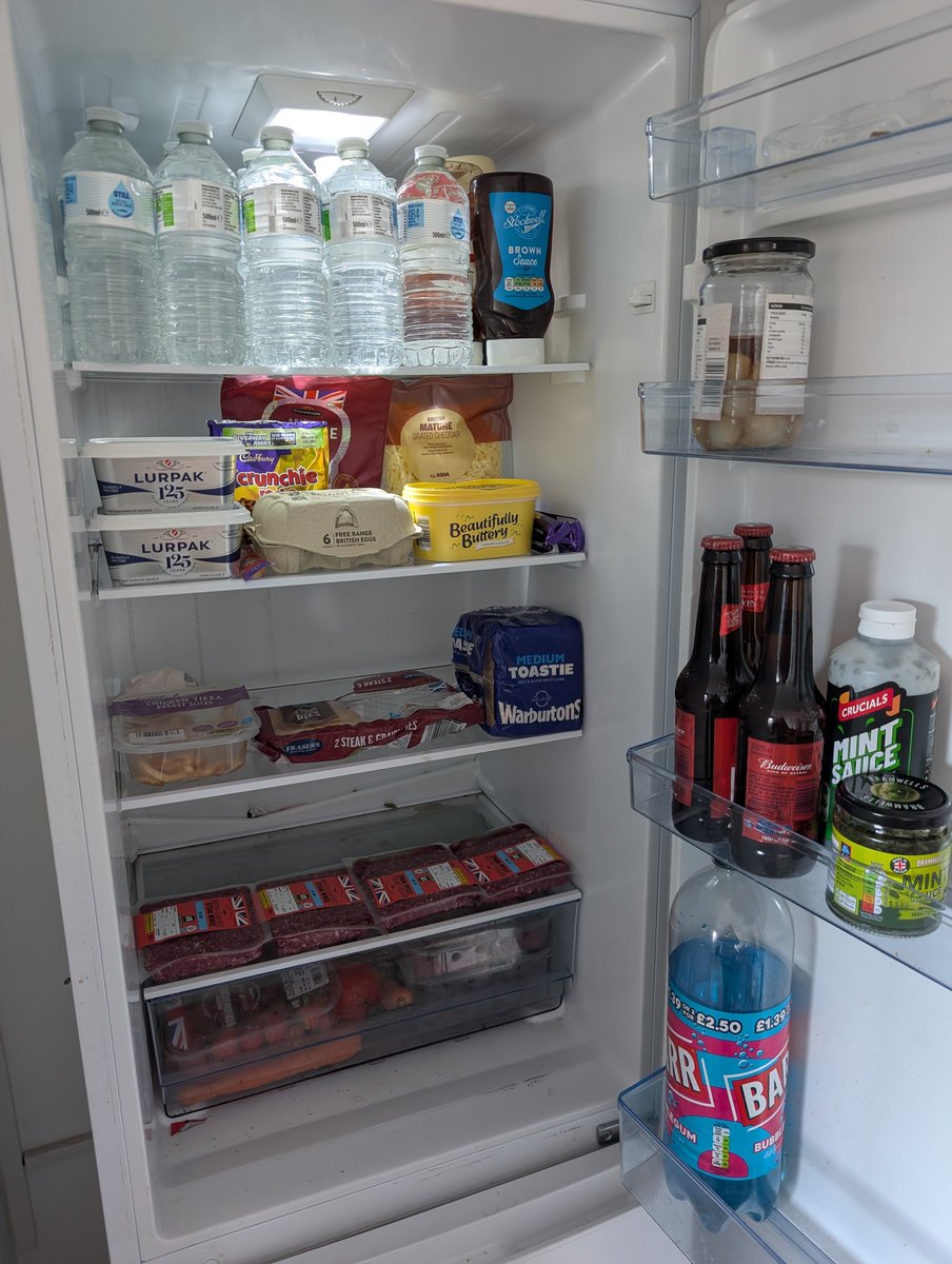amiem86's tweet photo. The girls absolutely slandering me this afternoon when they popped over for a cuppa, because I store my bread in the fridge. Is this not normal? 🤣 https://t.co/Hieu2x2p3P
