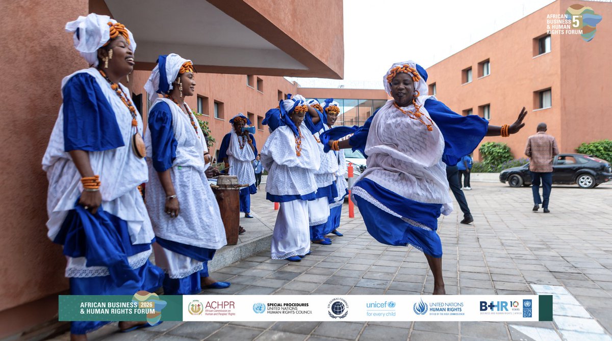 globalcompact's tweet photo. The 5th #AfricanBHRForum is bringing leaders together in Dakar.

Five editions have helped advance responsible business conduct across Africa. Now, the focus is on implementation, accountability and access to remedy.

Learn more: https://t.co/EbRRnAGO0N

#BizHumanRights https://t.co/Y1u0U70Wdu