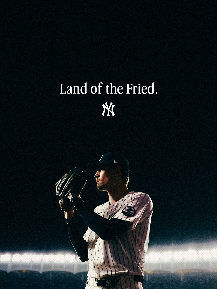 Yankees's tweet photo. Land of the Fried 🗽 https://t.co/mxglfsshqO