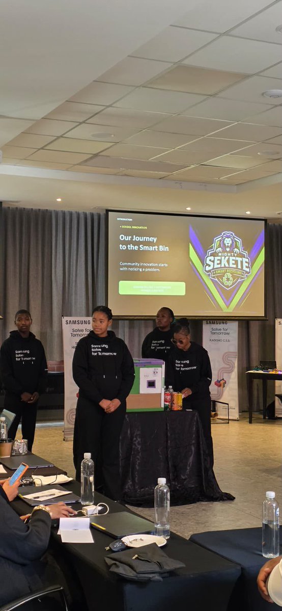 ThapeloBoyza's tweet photo. From bright ideas to real-world solutions! ๐ก๐ฅ The #SolveForTomorrow2026 Finals are putting young innovators in the spotlight as they use STEM to create a smarter tomorrow. ๐
@SamsungMobileSA #EnablingPeople #SamsungMobileSA https://t.co/PnKSbxolHk
