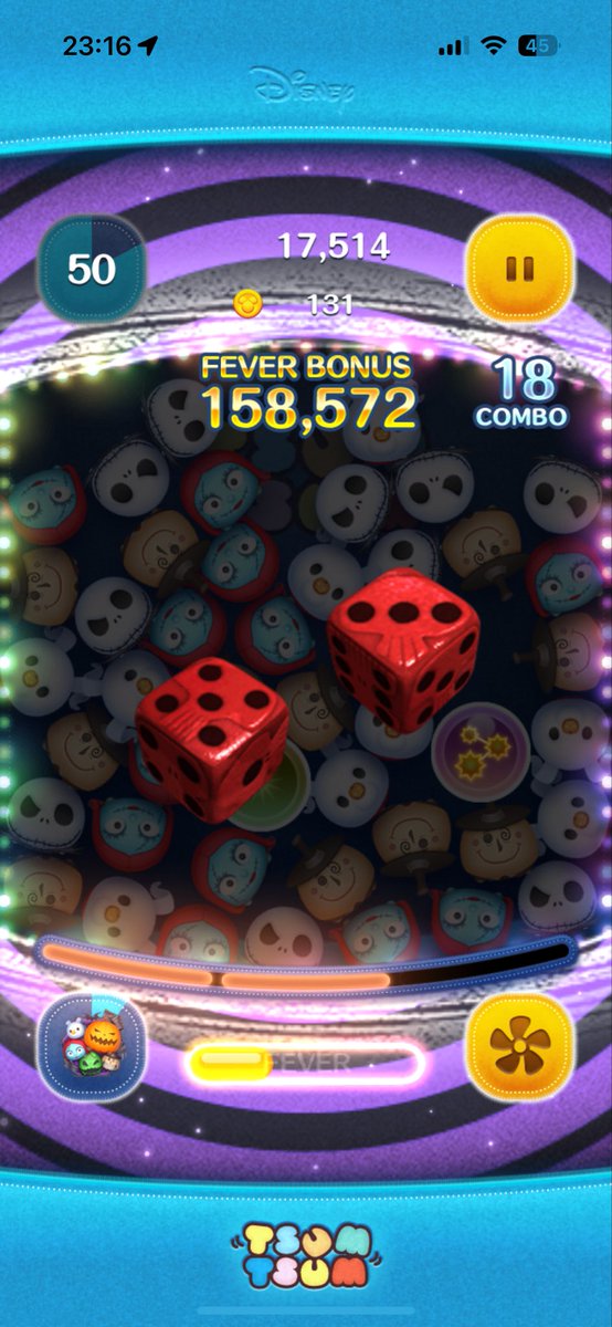 rexdatta's tweet photo. ツムツムの新ツムでサイコロギミック出てきて鬱🎲🎲🎲🎲🎲 https://t.co/ITBjg0qQu1