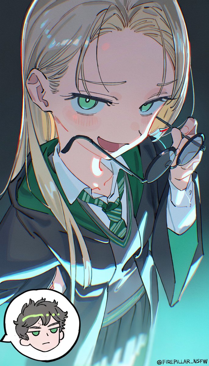 FIREPILLAR_NSFW's tweet photo. なんだ、ポッター。このマグルじみた眼鏡は？ https://t.co/YJPD863K1d