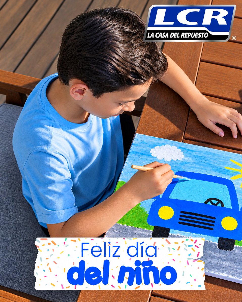 CasaDelRepuesto's tweet photo. 🚗💙 ¡Los grandes sueños comienzan desde pequeños! 🔧✨

En LCR celebramos a quienes hoy juegan a conducir y mañana recorrerán grandes caminos. 🛣️🚘

¡Feliz Día del Niño! 🎨🎈

#FelizDíaDelNiño #LCR #LaCasaDelRepuesto #PasiónPorLosVehículos #SV https://t.co/pNR3E1R5Jh