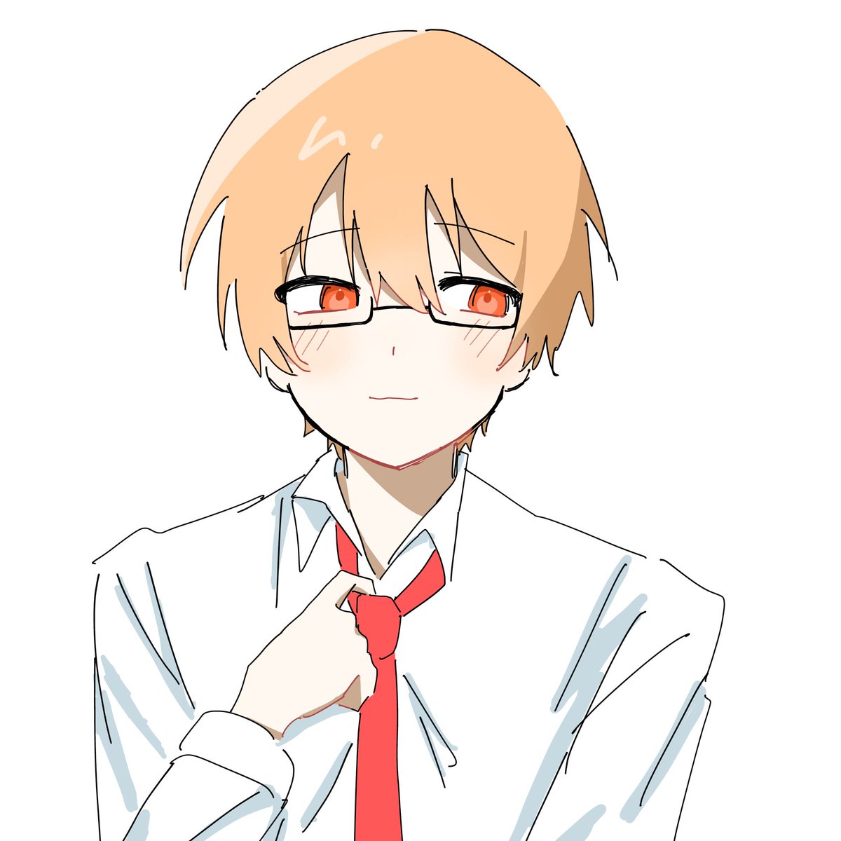 sanmajsio's tweet photo. 急いで描いたせいでちょっと雑ですが
ネクタイの日・メガネの日
#こくびびぱれっと https://t.co/MGRxM5o0tF