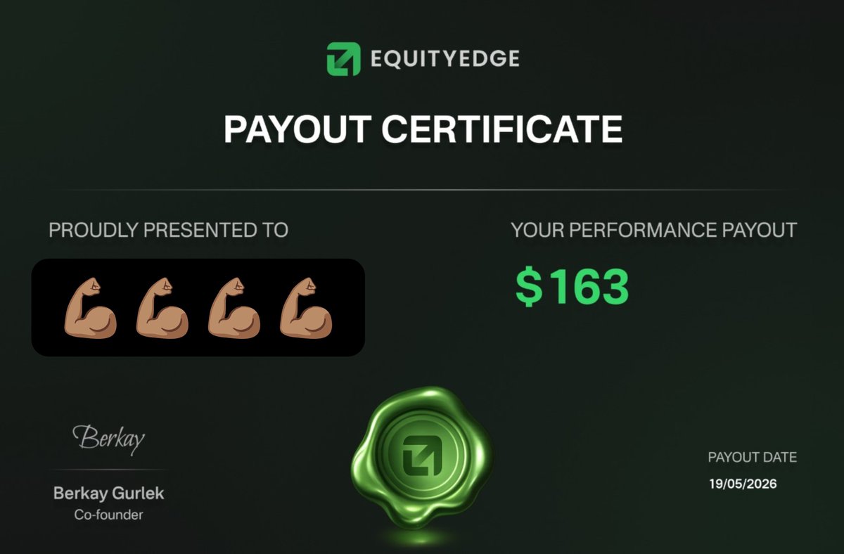 Traderhobim's tweet photo. i had a good experience with equity edge when this account was still alive the customer support and payout system contributed to the good experience @EquityEdgeUK. I played my part well and they also played their part well 💪🏽💚 https://t.co/4kg4f58LeV