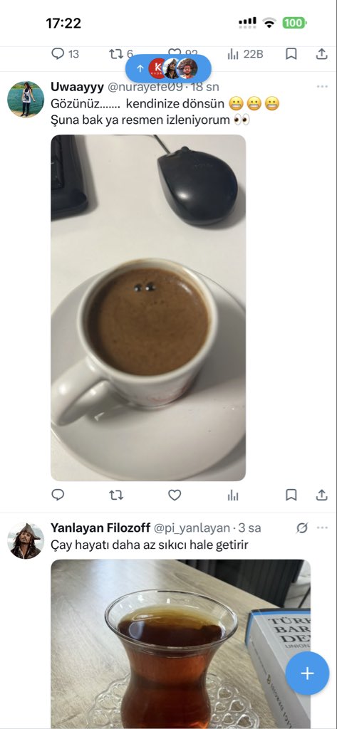 nurayefe09's tweet photo. 😂 ayarlayalım desek gelmez çay da kahve yanyana geldi 😂😂😂 https://t.co/yah5wejfL4