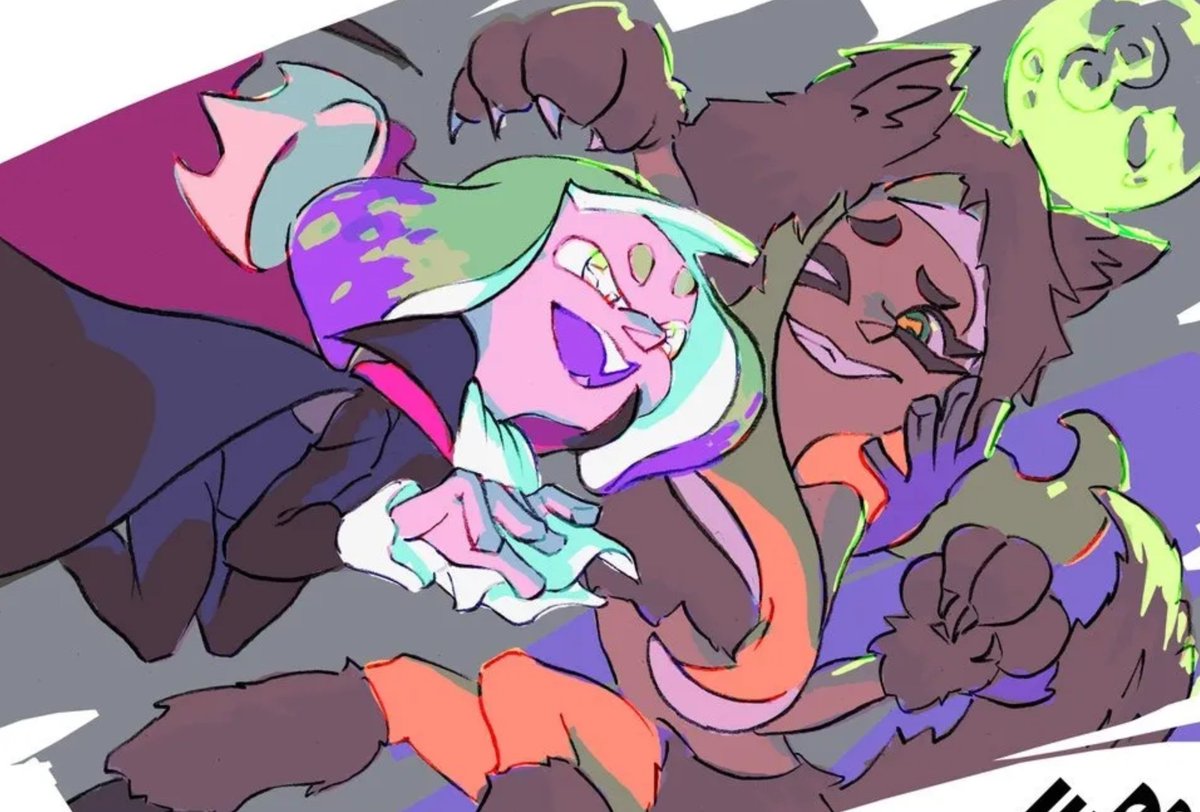 SwitchySh4rky's tweet photo. THE SPOOKY SPLATOWEEN MONTH IS HEREEEEEE 🦑👻 https://t.co/59vNqHR8jy