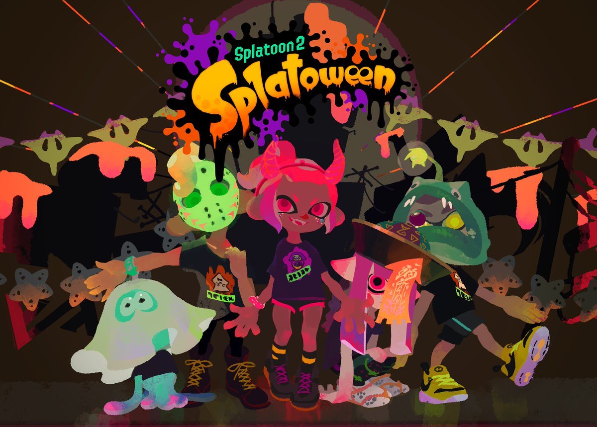 SwitchySh4rky's tweet photo. THE SPOOKY SPLATOWEEN MONTH IS HEREEEEEE 🦑👻 https://t.co/59vNqHR8jy