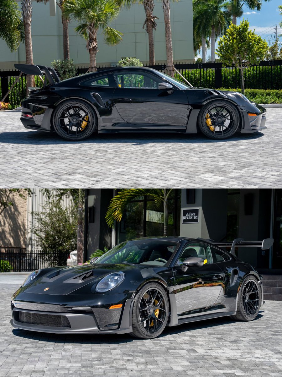 duPontREGISTRY's tweet photo. Just Arrived 👉 Stealth Spec GT3 RS 🏴‍☠️

Introducing this 2025 Porsche 911 GT3 RS Weissach Package

Available Now at duPont REGISTRY Select 🏁
https://t.co/SnC2xgSJ5i

#porsche #porschegt3rs #weissachpackage #exoticcars #dupontregistry https://t.co/z9oMrOesB1