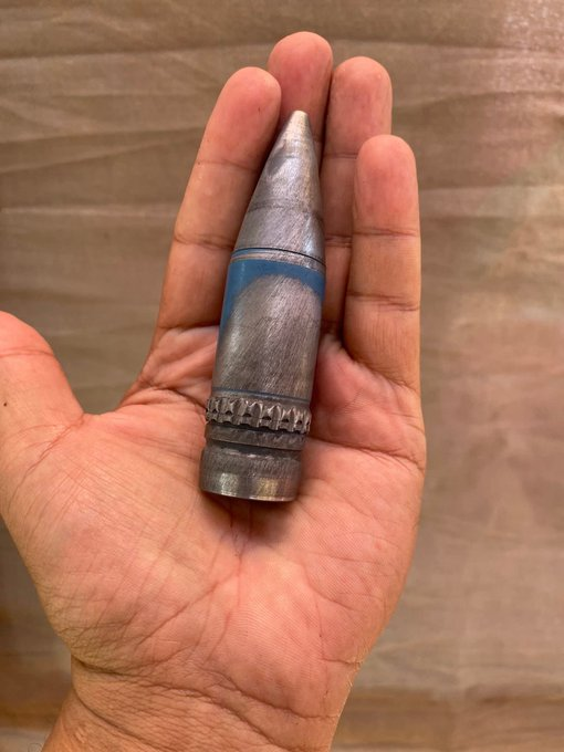 FlyingBeagle_'s tweet photo. These are the bullets Israel fires into the bodies of Gaza's people every day. https://t.co/GP1Uo7IMbY