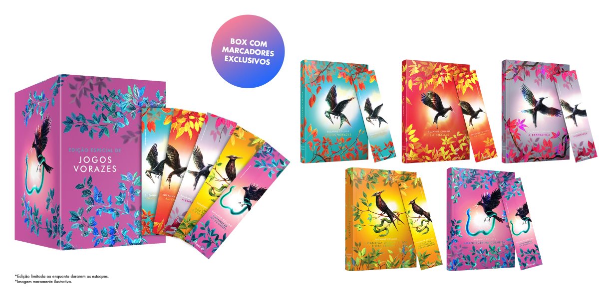 BlackLivros's tweet photo. Pré-venda + Cupom ⚡️ Amazon

📖 Box Especial de Colecionador Jogos Vorazes (R$ 539,91)
https://t.co/N6a2DjQXA3

🎟️ Aplique o cupom de 10% OFF na página do produto. https://t.co/5nu9uBnuPu