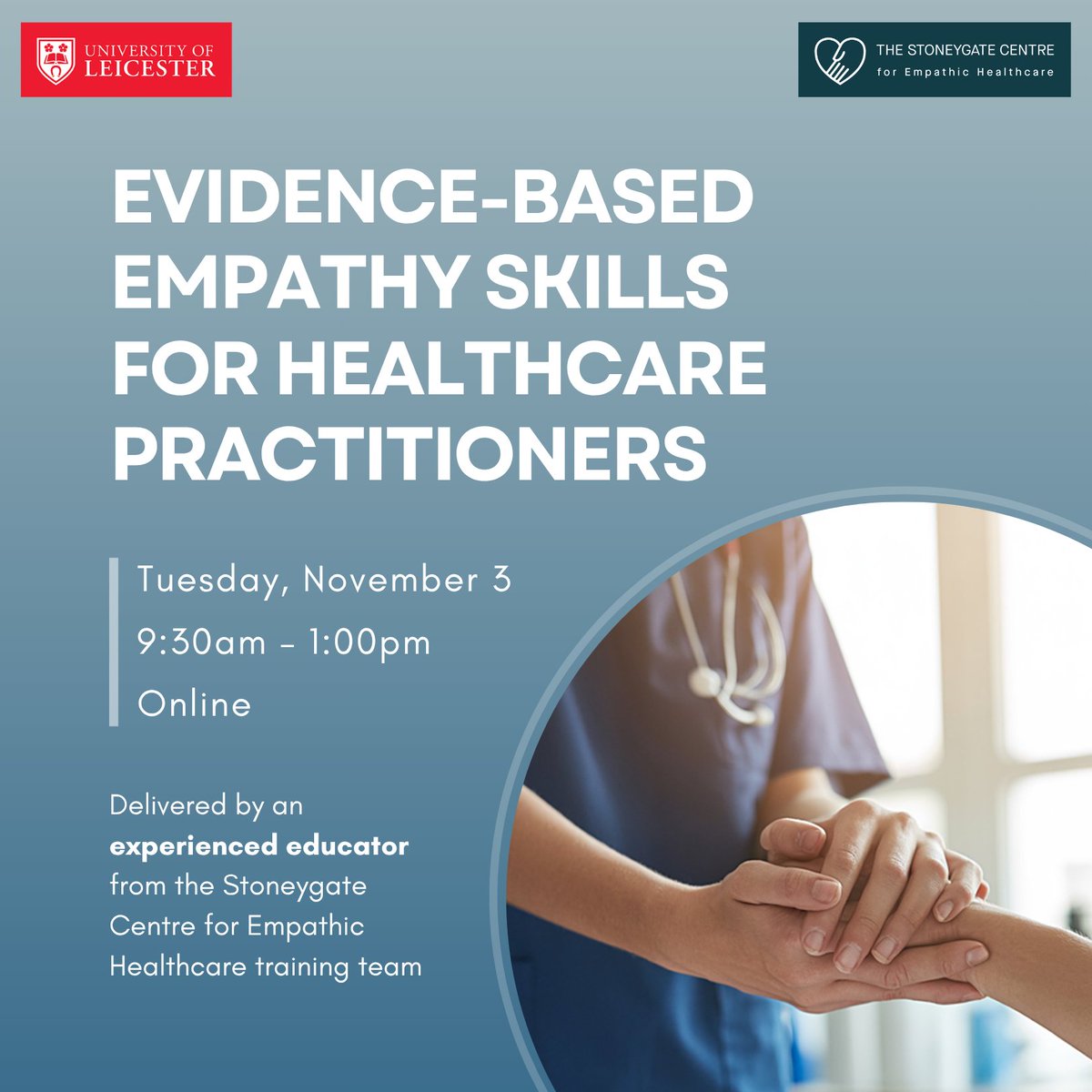 Empathy_Centre's tweet photo. “It was a good eye-opener to how empathy can make a huge difference in my daily consultations.”

This was one of the positive responses we received from previous participants of our 'Evidence-based empathy skills for healthcare practitioners' half-day webinar.

1/2 https://t.co/9ygw4oW3A6