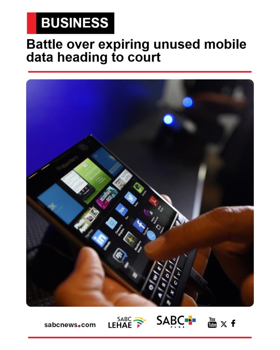 SABCNews's tweet photo. South Africa’s battle over expensive mobile data is heading to court, with Vodacom and MTN challenging ICASA’s tightened regulations aimed at protecting consumers from losing unused data and unexpected out-of-bundle charges.
https://t.co/FNM9AuuTHH https://t.co/SfZn5kFUig