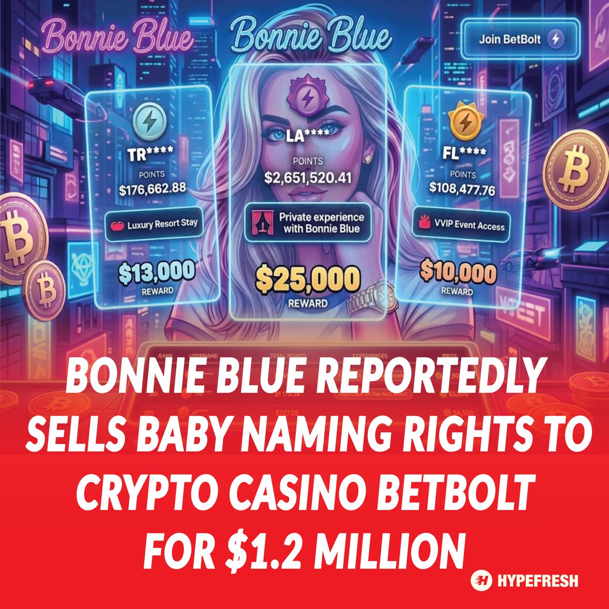 Bonnie Blue BetBolt auction Bonnie Blue baby name auction BetBolt £1.2 million news