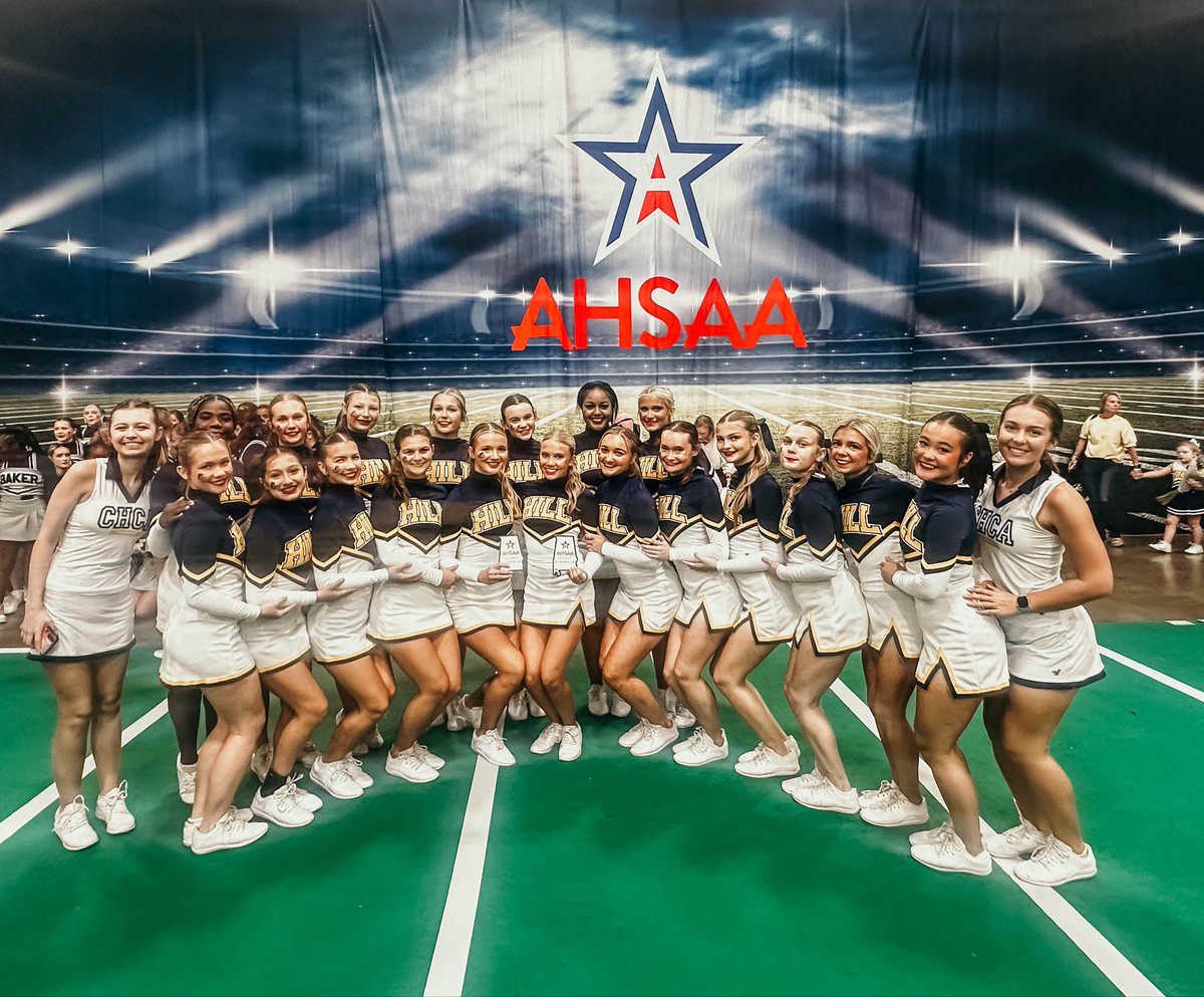 CHCA_Athletics's tweet photo. CHEER 📣 | Congratulations to our CHCA Cheer Squad on an incredible competition! They earned 2nd Place in Traditional, 2nd Place in Game Day, and a bid to state! Great job, girls! We are proud of you! #WarriorWay https://t.co/K9cCRapV4O