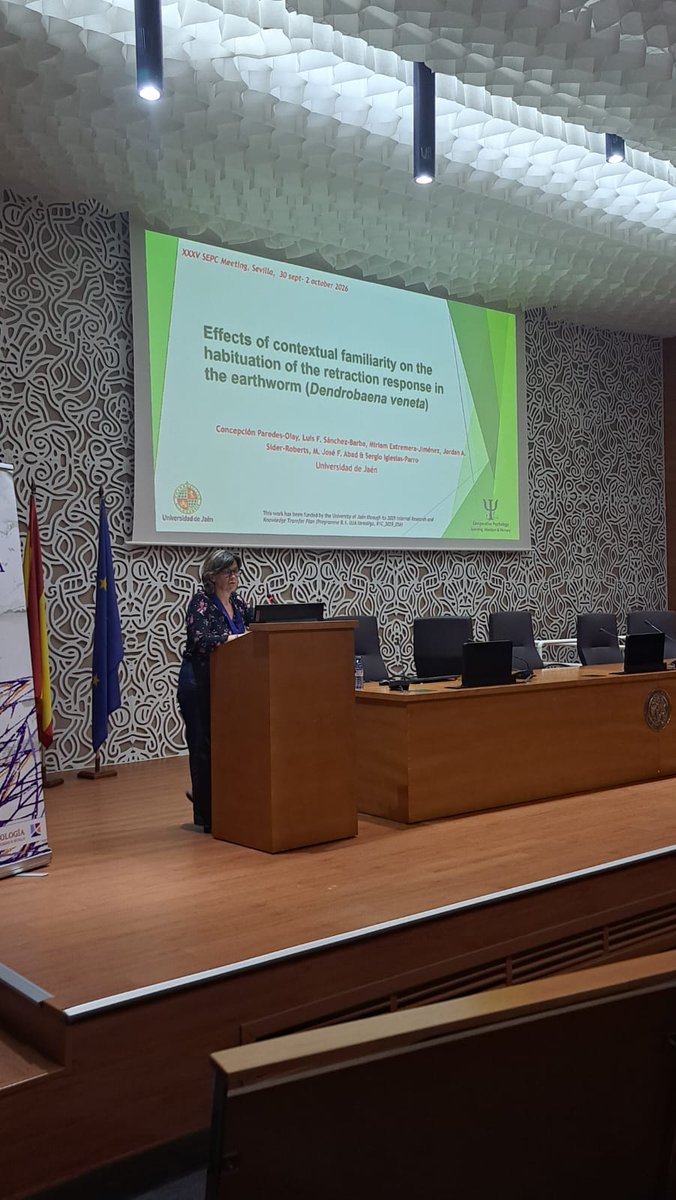 sepc2026's tweet photo. 🌅 We’re starting the afternoon with Session 5: Comparative Cognition and Problem Solving!

Today’s session features Iker Loidi, Judit Lafuente and Concepción Paredes-Olay 🧠🔬
#SEPC2026 https://t.co/ASfmH6BOl9