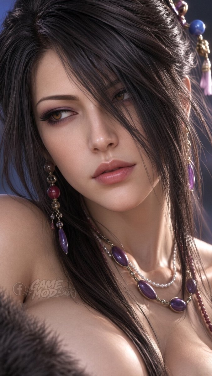 flarespersecond's tweet photo. Lulu — elegant, mystical, and effortlessly beautiful, with her signature dark hair, jeweled accessories, and captivating gaze. ✨💜

#Lulu #FinalFantasy #FFX #GameCharacter #GamingBeauty #GameMod https://t.co/nNlFCVmb3X