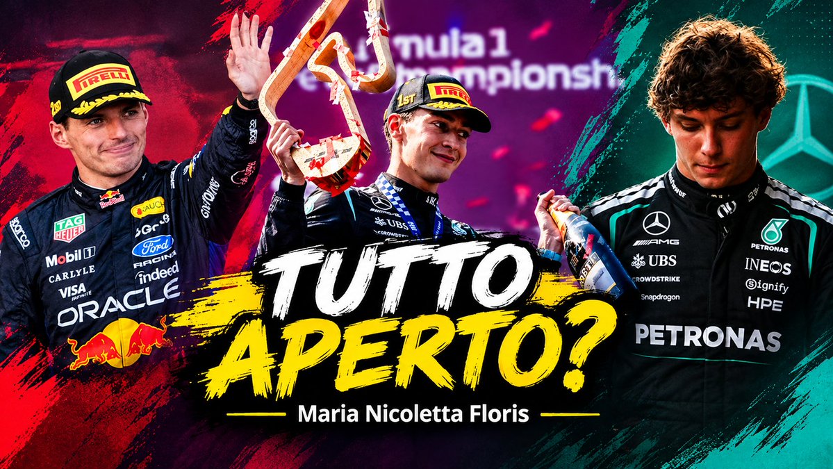 OfficialXCDS's tweet photo. https://t.co/NfDWQEqHpu

🏎️🤔 Il Mondiale di F1 è davvero chiuso dopo Baku? Analizziamo Ferrari, McLaren e Mercedes con Maria Nicoletta Floris. Russell ha ancora una carta da giocare? Nuova analisi ora online sul canale. 👆🏻

@OfficialXCDS https://t.co/ZUS1QyvL2U