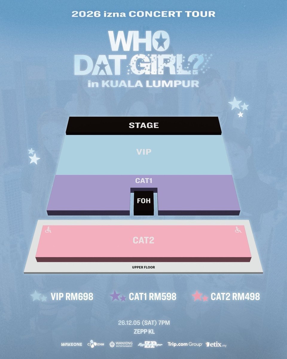 sp_ilt's tweet photo. 👑 izna CONCERT TOUR <WHO DAT GIRL?> 🇲🇾

🎟️ クアラルンプール公演・チケット代行受付中！

🗓️ 12/5(土) 19:00
📍 Zepp KL

🎫 チケットの空き状況・ご希望の条件はDMでお気軽にお問い合わせください📩

#izna #イズナ #WHODATGIRL #KualaLumpur #ZeppKL #KPOP https://t.co/3sIYS0gkz2