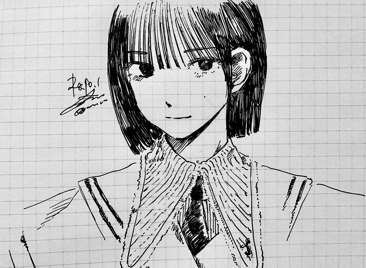 krsrenkn's tweet photo. # 1日1回一発描き練習 https://t.co/VC05YCQfUq