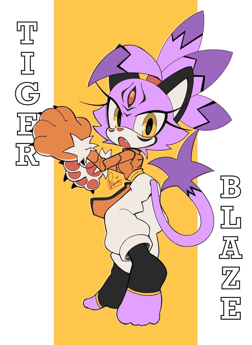 RemiMun's tweet photo. I love my tiger blaze 💜🧡 https://t.co/pwbV7BmOfD