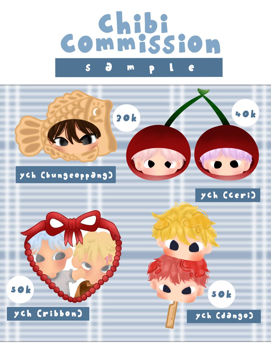 cloudncoulds's tweet photo. COMMISSION OPEN! 👀

like and retweet really appreciated :3

hi aku lagi open chibi commission for local only
if you interested pls dm me :Dd

#opencommission #artidn  #chibiych #zonauang  #chibiart https://t.co/nLNcBa2eln
