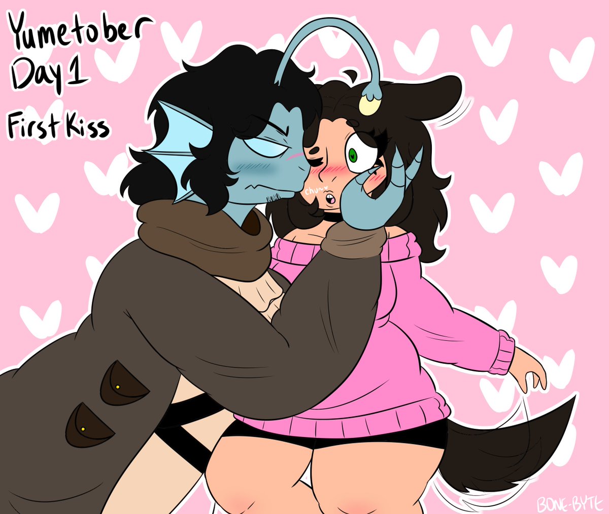 SP1CYCOMPUTER's tweet photo. First Kiss 💕
#elisyumetober2026 https://t.co/z82Rwot8on