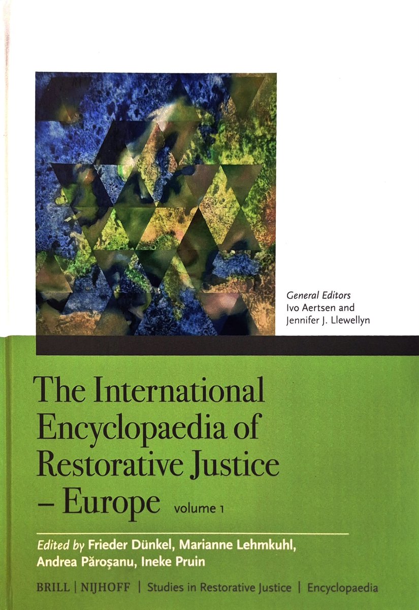 iuhfceza's tweet photo. The International Encyclopaedia of Restorative Justice – Europe Kitabında Türkiye Bölümü
https://t.co/uSmuhJLoIl https://t.co/iftazLzvXt