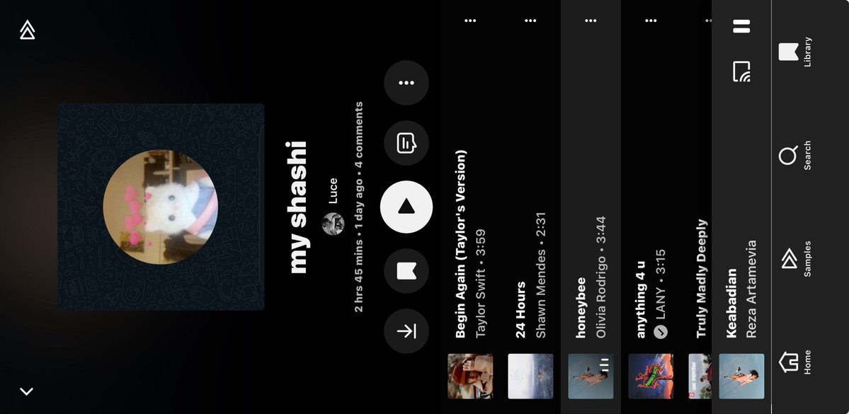 aurovre's tweet photo. me and the playlist that @kenosts made for me againts the world https://t.co/0Audp6wAdz