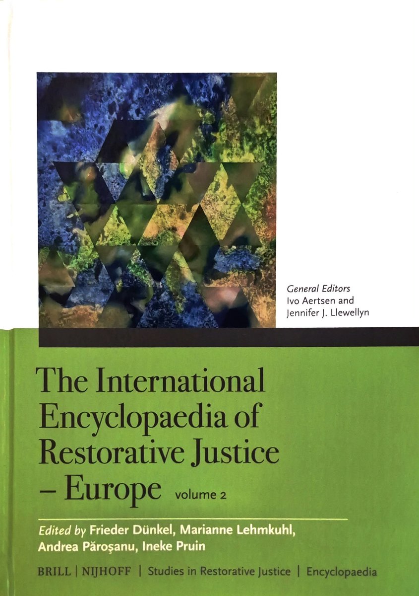 iuhfceza's tweet photo. The International Encyclopaedia of Restorative Justice – Europe Kitabında Türkiye Bölümü
https://t.co/uSmuhJLoIl https://t.co/iftazLzvXt