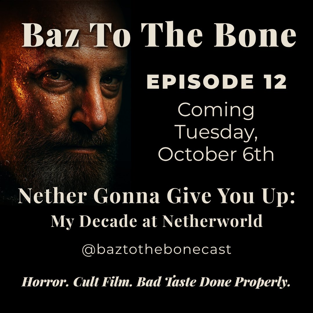 baztothebonepod's tweet photo. I once jumped out of the dark and scared Janet Jackson. Didn't find out who she was until later. Episode 12, Nether Gonna Give You Up: My Decade at Netherworld Haunted House @hauntedatlanta , lands Tuesday. #HorrorPodcast #Netherworld https://t.co/CzvsQO4xhV
