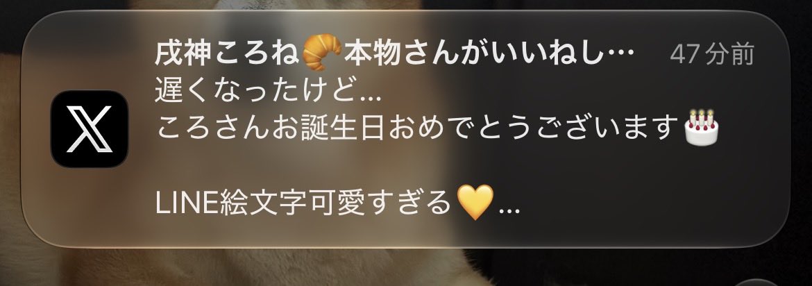 utoraaa's tweet photo. ころさんいいねありがとうございます🥹
こうやってお祝いできることが嬉しいし毎年の楽しみでもある😭💛 https://t.co/nv5yDNLULJ