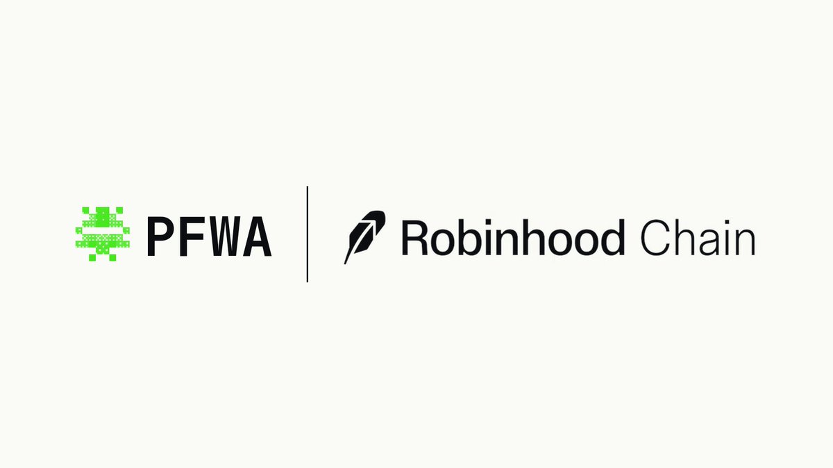 pfwafun's tweet photo. what's coming to pfwadotfun next?

we're building the next piece of pfwa: market-making agents 🤖

every new market on https://t.co/AP7idaLiW1 starts thin. agents will fix that

→ seed fresh markets with liquidity from minute one
→ keep prices honest as news and onchain data move
→ plug in your own: open APIs to list markets, quote and trade

open protocol, open to agents. going live on robinhood chain 🟢