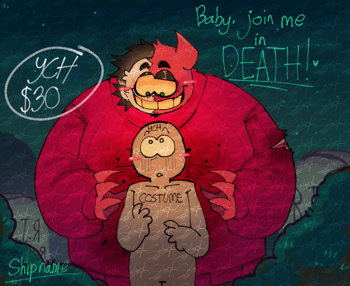 cannibalisticsx's tweet photo. Bob velseb $30 YCH!!
taking only PAYPAL
5 slots only
#bobvelseb #spookymonth https://t.co/1v8Cx6N9rU