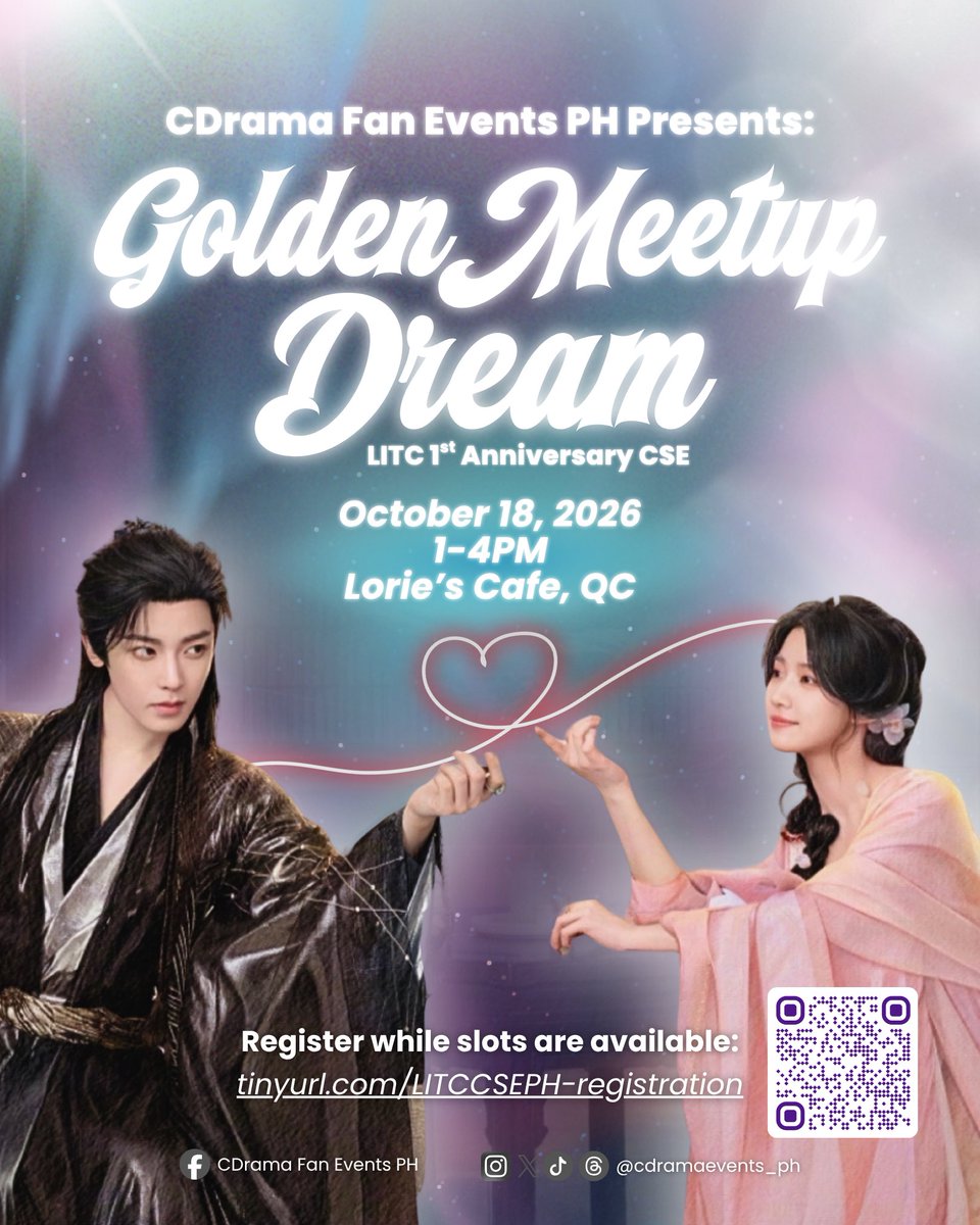 cdramaevents_ph's tweet photo. This October, we celebrate two warriors who found a love worth crossing realms for. 🌌

Get these when you register w/ our FAIRY, IMMORTAL, or HEAVENLY Kits. 🧚🏻‍♀️⚔️☁️

Secure your slots now for LITC CSE PH! ⤵️
https://t.co/da1pjOhc4q

#GoldenMeetupDream
#LITCCSEPH #LoveInTheClouds https://t.co/q9X5AH0lt7