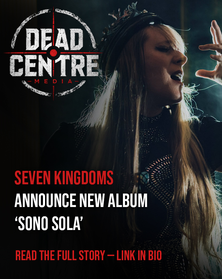 DeadCentreMedia's tweet photo. SEVEN KINGDOMS announce new album ‘Sono Sola’, arriving January 29. ⚔️

The title track and video are out now.
@7KOfficial 
Read more 👇
https://t.co/9hf0YSfFWH
#SevenKingdoms #DeadCentreMedia https://t.co/681fNoXoz3